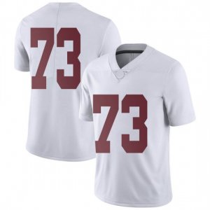 NCAA Youth Alabama Crimson Tide #73 Evan Neal Stitched College Nike Authentic No Name White Football Jersey RO17C20DG